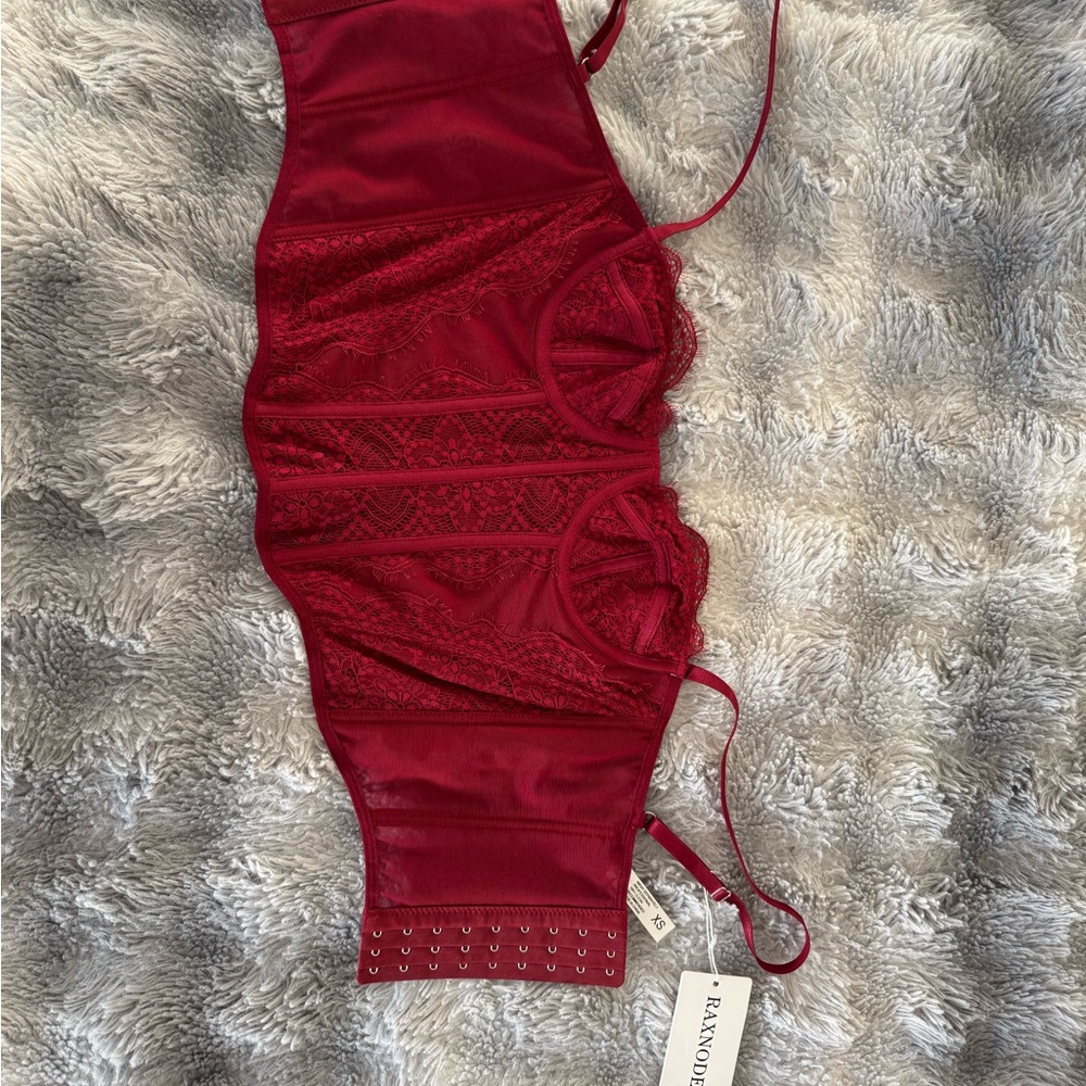 Red Lace Bralette